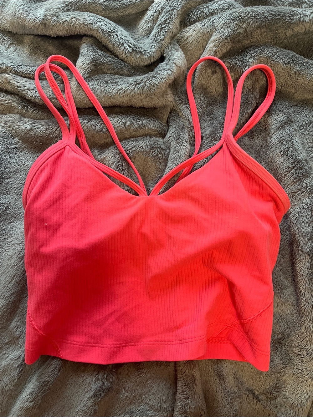 Lululemon straps hot pink tank